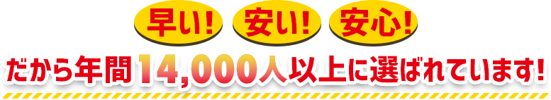 安いだけではありません! 車検専門店だから安心!